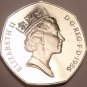 Scarce Huge Cameo Proof Great Britain 1986 50 Pence~See Our Proof Coins~Free Shi