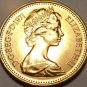 Brilliant Unc Great Britain 1971 New penny~1st Year Ever Minted~Free Shipping