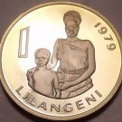 Huge Rare Proof Swaziland 1979 Lilangeni~Only 10,000 Ever Made~Free Shipping