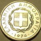 GREECE UNC 1976 10 LEPTA~1ST YEAR EVER MINTED~FREE SHIP