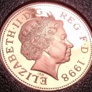 Proof Great Britain 1998 Penny~Only 100,000 Minted~Proofs Are Best Coins~Free Sh Proof Great Britain 1998 Penny~Only 100,000 Minted~Proofs Are Best Coins~Free Sh