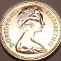 Scarce Proof Great Britain 1973 Half New Penny~100,000 Minted~Free Shipping