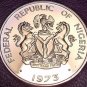 Rare Proof Nigeria 1973 5 Kobo's~1st & Only Year In Proof~Cocoa Beans~Free Ship