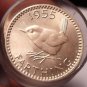 Rare Gem Unc Roll (50 Coins) Great Britain 1955 Farthings~Excellent~Free Ship