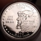Gem Proof Roll (40 Coins) 2000-S New Hampshire State Quarters~Free Shipping Gem Proof Roll (40 Coins) 2000-S New Hampshire State Quarters~Free Shipping