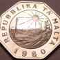 Huge Rare Proof Malta 1980 25 Cents~Only 3,451 Minted~Fantastic~Free Shipping~
