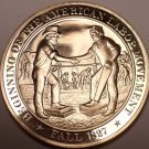 1827~START OF AMERICAN LABOR MECHANICS UNION~MASSIVE FRANKLIN MINT~FREE SHIPPING 1827~START OF AMERICAN LABOR MECHANICS UNION~MASSIVE FRANKLIN MINT~FREE SHIPPING
