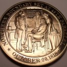 1818~NORTHERN BOUNDRY SET AT 49TH PARALLEL~HENRY CLAY~MASSIVE BRONZE~FREE SHIP~ 1818~NORTHERN BOUNDRY SET AT 49TH PARALLEL~HENRY CLAY~MASSIVE BRONZE~FREE SHIP~