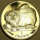 CHOICE GEM UNC ISLE OF MAN 1997 CROWN~LONG HAIRED SMOKE CAT~FREE SHIPPING~ CHOICE GEM UNC ISLE OF MAN 1997 CROWN~LONG HAIRED SMOKE CAT~FREE SHIPPING~