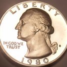 PROOF 1980-S WASHINGTON QUARTER~UPGRADE TO PROOF~FR/SHI PROOF 1980-S WASHINGTON QUARTER~UPGRADE TO PROOF~FR/SHI