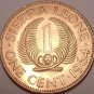 Gem Unc Sierra Leone 1964 1 Cent~Sir Milton Margai~Palm Sprigs~1st Year~Free Shi