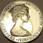 Rare Proof British Virgin Islands 1979 25 Cents~Mangrove Cuckoo~5,304 Minted~F/S