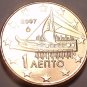 Gem Unc Greece 2007 1 Euro Cent~Ancient Athenian trireme~Free Shipping