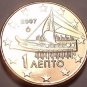 Gem Unc Greece 2007 1 Euro Cent~Ancient Athenian trireme~Free Shipping