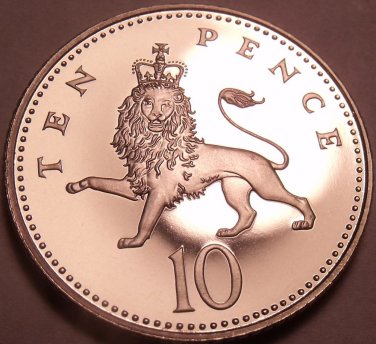 Cameo Proof Great Britain 2001 10 New Pence~We Have Great Britain Proofs~Free Sh
