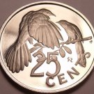 Cameo Proof British Virgin Islands 1974 25 Cents~Mangrove Cuckoo~Free Shipping Cameo Proof British Virgin Islands 1974 25 Cents~Mangrove Cuckoo~Free Shipping