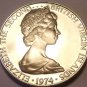 Cameo Proof British Virgin Islands 1974 25 Cents~Mangrove Cuckoo~Free Shipping