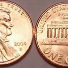 2004-D GEM UNCIRCULATED LINCOLN CENT~FREE SHIPPING~
