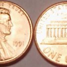 1991-P GEM UNC LINCOLN CENT~WE HAVE LINCOLN CENTS~FR/SH