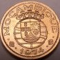 Rare Gem Unc Mozambique 1974 20 Centavos~Last Year Ever Minted~Free Shipping