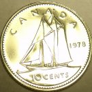 PROOF CANADA 1978 10 CENTS~START A PROOF COLLECTION~FREE SHIPPING~