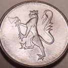 Gem Uncirculated Norway 1982 5 Ore~Last Year Ever Minted~Free Shipping