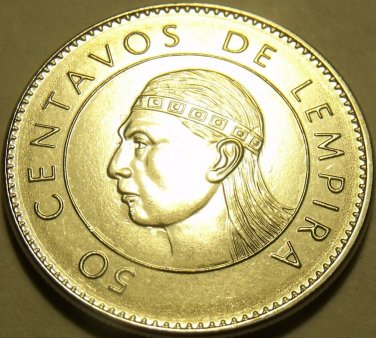 Gem Unc Honduras 2007 50 Centavos~We have Unc North American Coins~Free Shipping