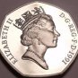 Extremely Rare Cameo Proof Great Britain 1991 50 Pence~Only 10,000 Minted~Fr/Shi