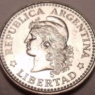 Gem Unc Argentina 1959 5 Centavos~Last Year Ever Minted~Over 50 Years Old~Fr/Shi