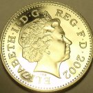 Cameo Proof Gtreat Britain 2002 10 New Pence~Lion Coin~Free Shipping