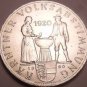 Large Unc Austria 1960 25 Schillings~40th Anniv Carinthian Plebescite~Free Ship