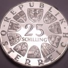 Huge Proof Austria 1969 25 Schilling~Only 44k Minted~Peter Rosegger~Free Ship