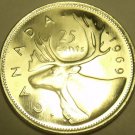SUPER PROOF CANADA 1969 25 CENTS~WE HAVE CANADIAN PROOFS~FREE SHIP~