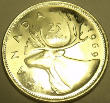 SUPER PROOF CANADA 1969 25 CENTS~WE HAVE CANADIAN PROOFS~FREE SHIP~