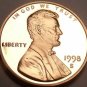 1998-S EXTREMELY SCARCE PROOF LINCOLN CENT~~FREE SHIP~~