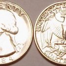 1984-P GEM UNCIRCULATED WASHINGTON QUARTER~~FREE SHIP~~ 1984-P GEM UNCIRCULATED WASHINGTON QUARTER~~FREE SHIP~~