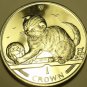 MASSIVE GEM UNC ISLE OF MAN 2000 CROWN~SCOTTISH KITTEN~FANTASTIC~FREE SHIP~