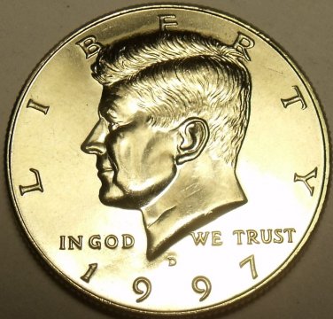 GEM BU 1997-D KENNEDY HALF DOLLAR~WE HAVE KENNEDYS~FREE SHIPPING~