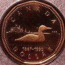 Cameo Proof Canada 1992 Dollar~125 Years Of The Confederation~Free Shipping