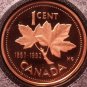 Cameo Proof Canada 1992 Cent~Maple Leaf~125 Years Of The Confederation~Free Ship