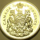 PROOF CANADA 1969 50 CENTS~WE HAVE PROOFS~FREE SHIPPING~