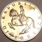 CAMEO PROOF AUSTRIA 1986 5 SCHILLING~FANTASTIC~FREE SHIPPING~HORSEMAN~