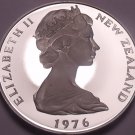 Rare Cameo Proof New Zealand 1976 5 Cents~Only 11k Minted~Excellent~Free Ship