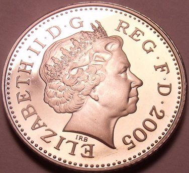 Rare Proof Great Britain 2005 5 Pence~Only 50,000 Minted~Excellent~Free Ship