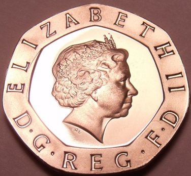 Rare Proof Great Britain 2005 20 Pence~Only 50,000 Minted~We Have Proofs~Fr/Ship