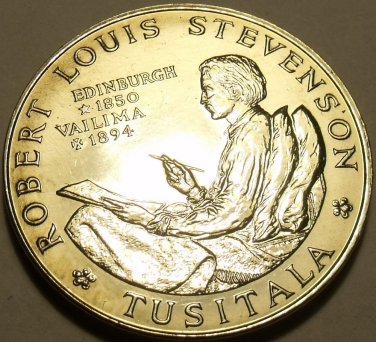 Massive Samoa 1969 Tala~75th Anniv Death of Robert Louis Stevenson~Free Shipping