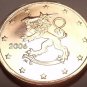 AWESOME FINLAND 2006 5-EURO CENTS~STANDING LION~FREE SH
