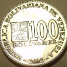 Gem Unc Venezuela 2002 100 Bolivares~Free Shipping*