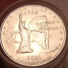 Gem Unc Roll (40 Coins) 2001-P New York State Quarters~We Have Unc Rolls~Free Sh