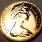 Proof Great Britain 1971 Half Penny~1st Year Ever Minted~Free Shipping